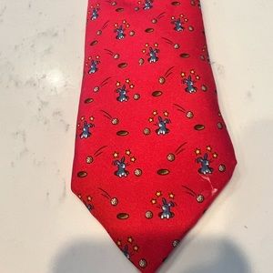 Made in France Hermes Tie 7956 EA RABBIT AND STARS Real Hermes tie 100% silk